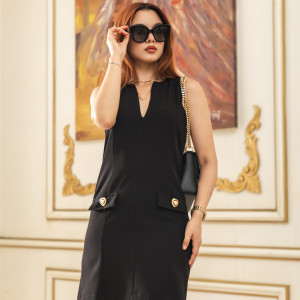 The black dress